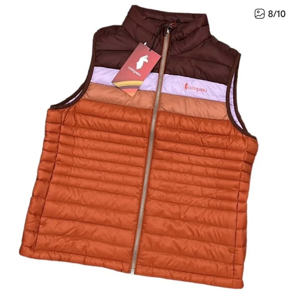 COTOPAXI | Fuego 800 Fill Down Vest Women's L Chestnut & Spice - Picture 8 of 10